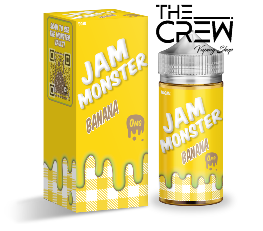 Banana de Jam Monster 100 ML - The Crew Vape Shop