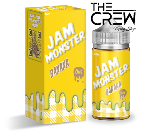 Banana de Jam Monster 100 ML - The Crew Vape Shop