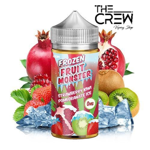 Strawberry Kiwi Pomegranate Ice Frozen de Fruit Monster 100 ML - The Crew Vape Shop