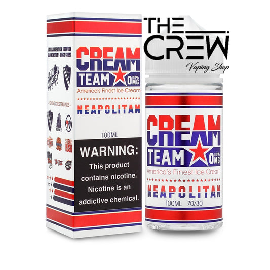 Neapolitan de Cream Team 100 ML - The Crew Vape Shop