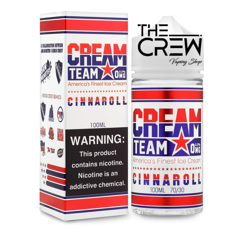 Cinnaroll de Cream Team 100 ML - The Crew Vape Shop