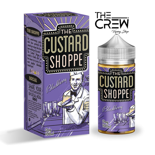 Blackberry the Custard Shoppe 100 ML - The Crew Vape Shop