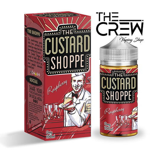 Raspberry the Custard Shoppe 100 ML - The Crew Vape Shop