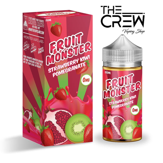 Strawberry kiwi pomegranate the Fruit Monster 100 ML - The Crew Vape Shop