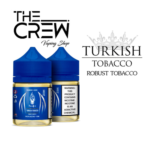 Turkish Tobacco de Halo Nic Salt 35 MG, 30 ML - The Crew Vape Shop