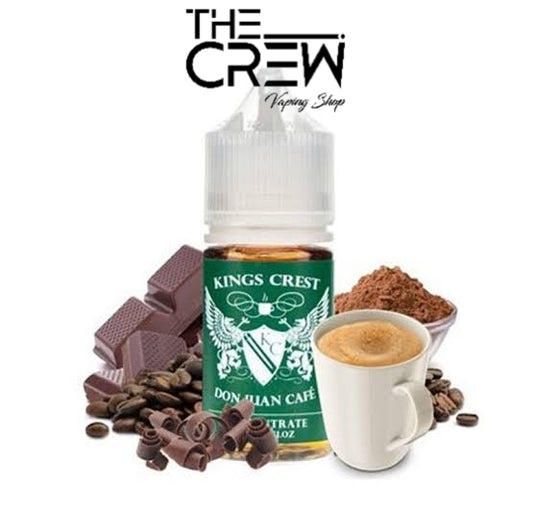 King Crest Cafe Don Juan Salt 30 ML - The Crew Vape Shop