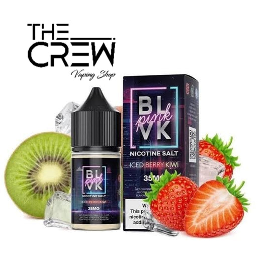 BLVK Pink- Nicotine- Salt- Iced Berry Kiwi- 30mL