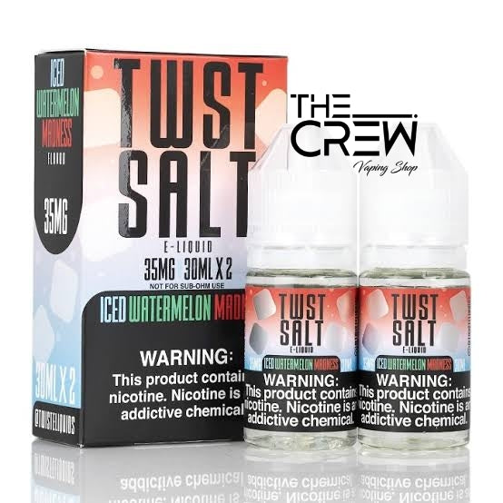 Twist Salt Iced Watermelon Madness. 30ml x2.