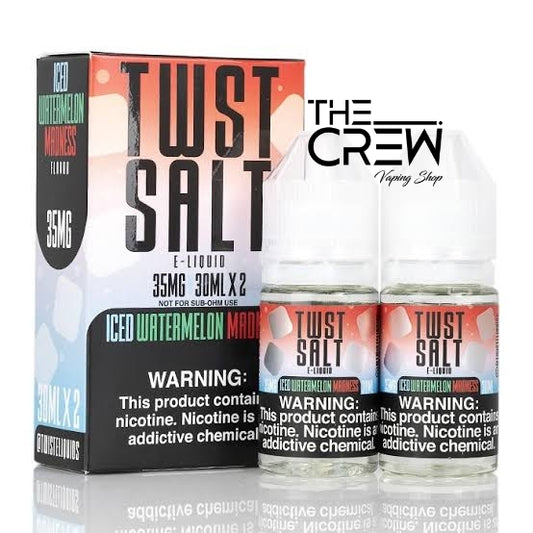 Twist Salt Iced Watermelon Madness. 30ml x2.