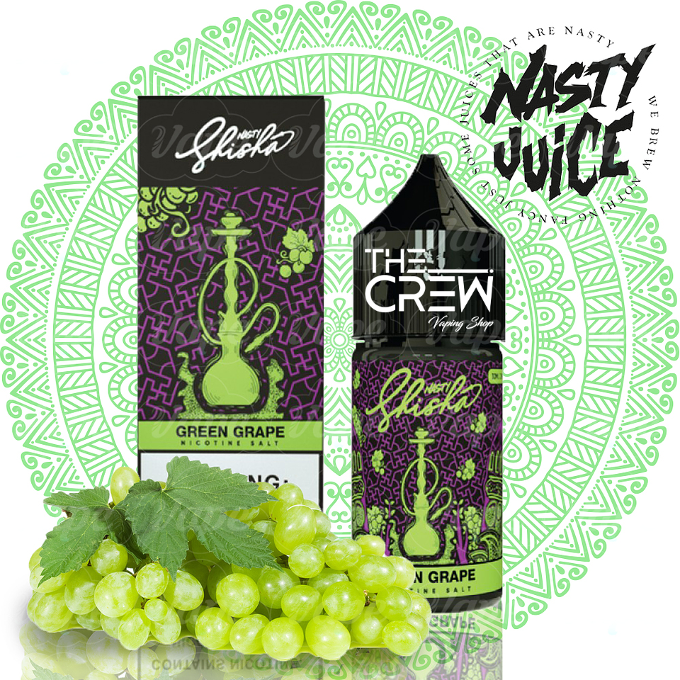 Green Grape Shisha Nasty 60 ML - The Crew Vape Shop