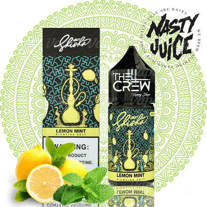 Lemon Mint de Nasty Shisha 60 ML - The Crew Vape Shop