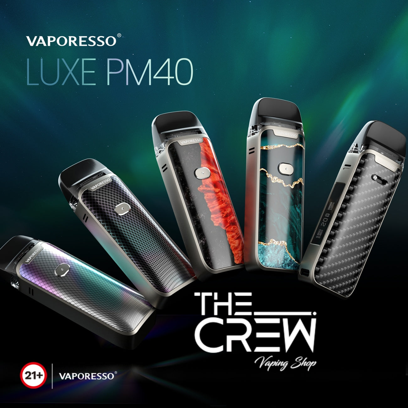 Vaporesso Kit Luxe PM40. - The Crew Vape Shop