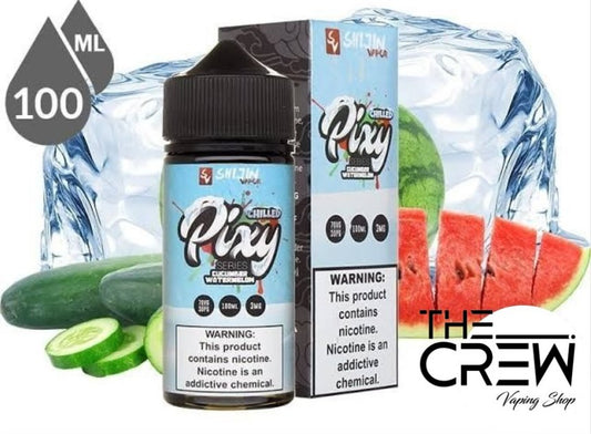 Shijin Vapor Pixy Chilled - Cucumber Watermelon 100ml. - The Crew Vape Shop