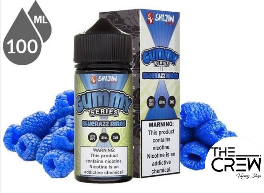 Shijin Vapor Gummy Bluerazz 100ml.