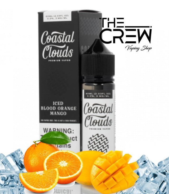 Coastal Clouds Iced Blood Orange Mango 60ml.